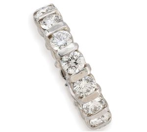  Dazzling Diamond Band in 18K White Gold